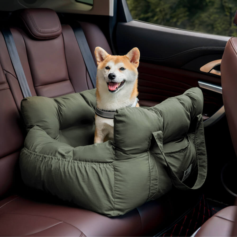 PawVoyage™ Luxe Hondenmand voor in de Auto – 46x42x34 cm