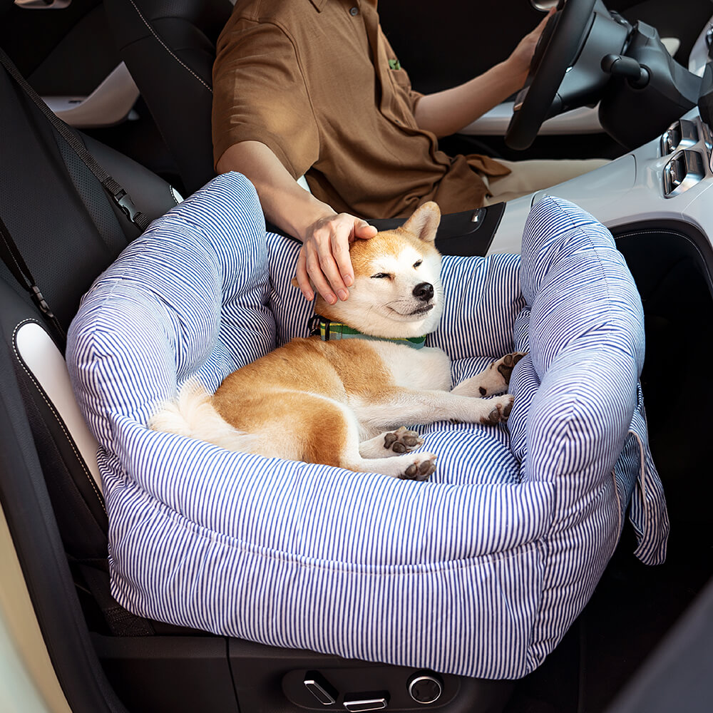 PawVoyage™ Luxe Hondenmand voor in de Auto – 46x42x34 cm