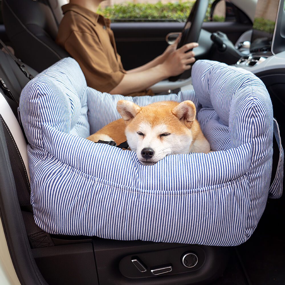 PawVoyage™ Luxe Hondenmand voor in de Auto – 46x42x34 cm