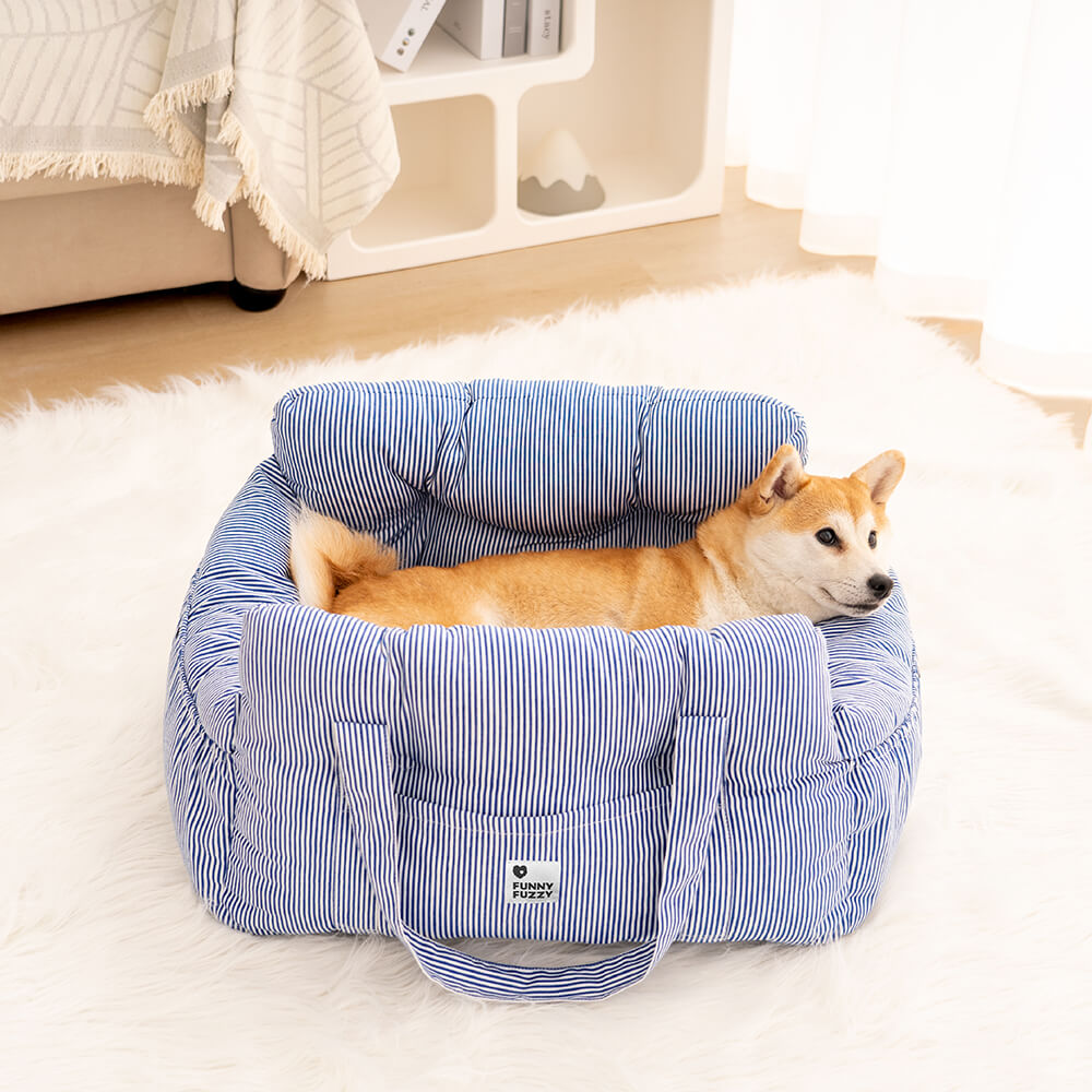 PawVoyage™ Luxe Hondenmand voor in de Auto – 46x42x34 cm