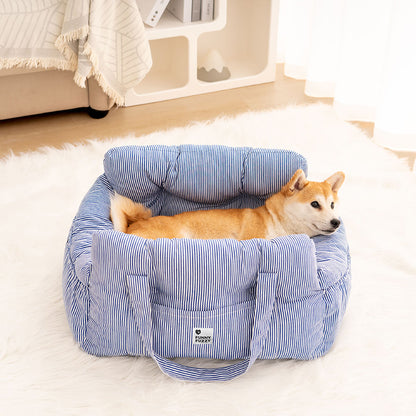 PawVoyage™ Luxe Hondenmand voor in de Auto – 46x42x34 cm