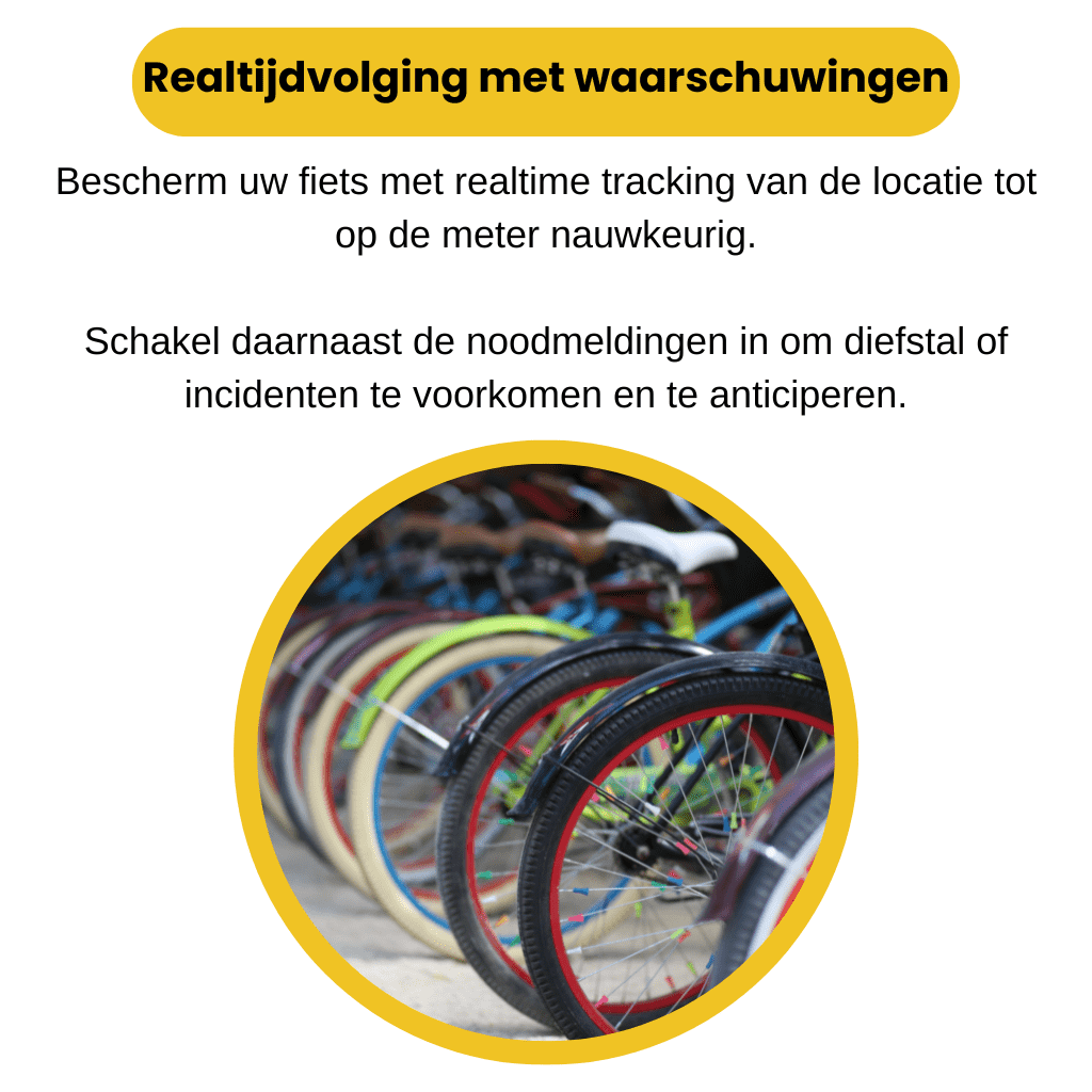PedalTrack™ – GPS Tracker voor Fietsen, Nauwkeurige Realtime Tracking Zonder Abonnement