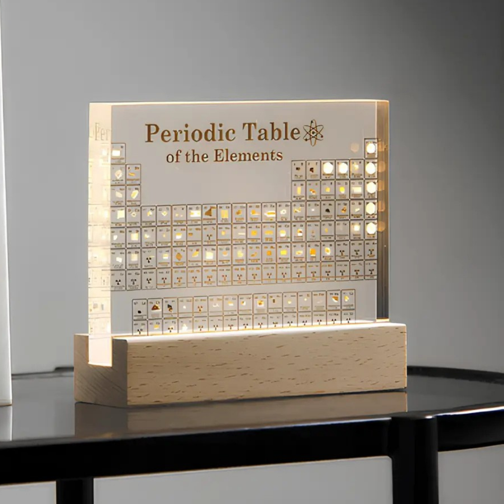 Acryl Verlichte Periodieke Tabel Decoratief Model - Velinix