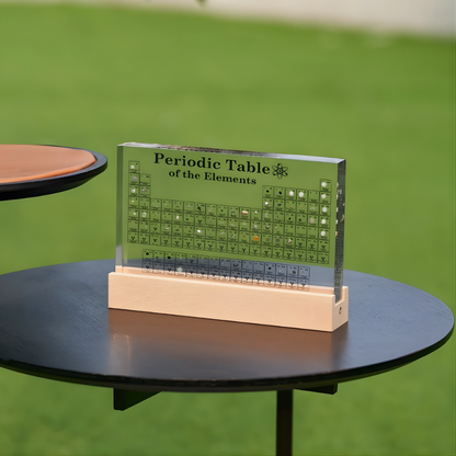 Acryl Verlichte Periodieke Tabel Decoratief Model