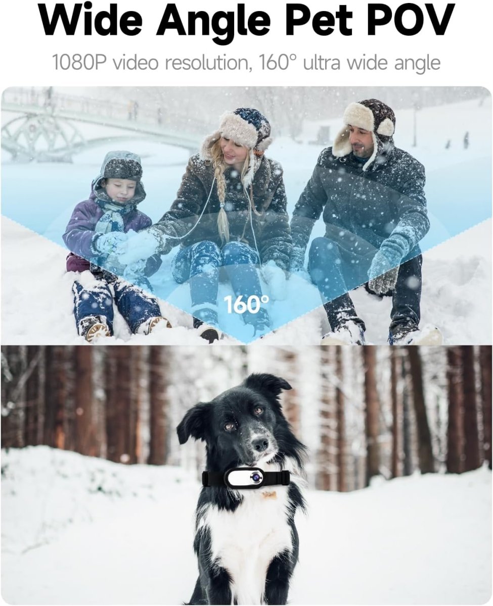 PetCam Halsband Camera - HD Mini Opname voor Honden en Katten