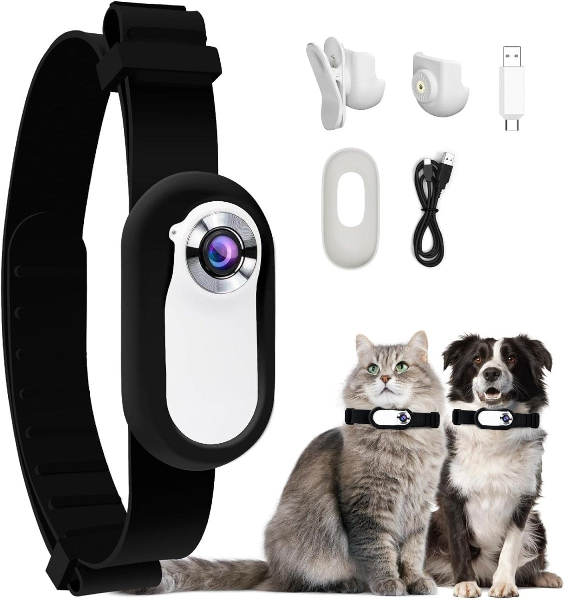 PetCam Halsband Camera - HD Mini Opname voor Honden en Katten