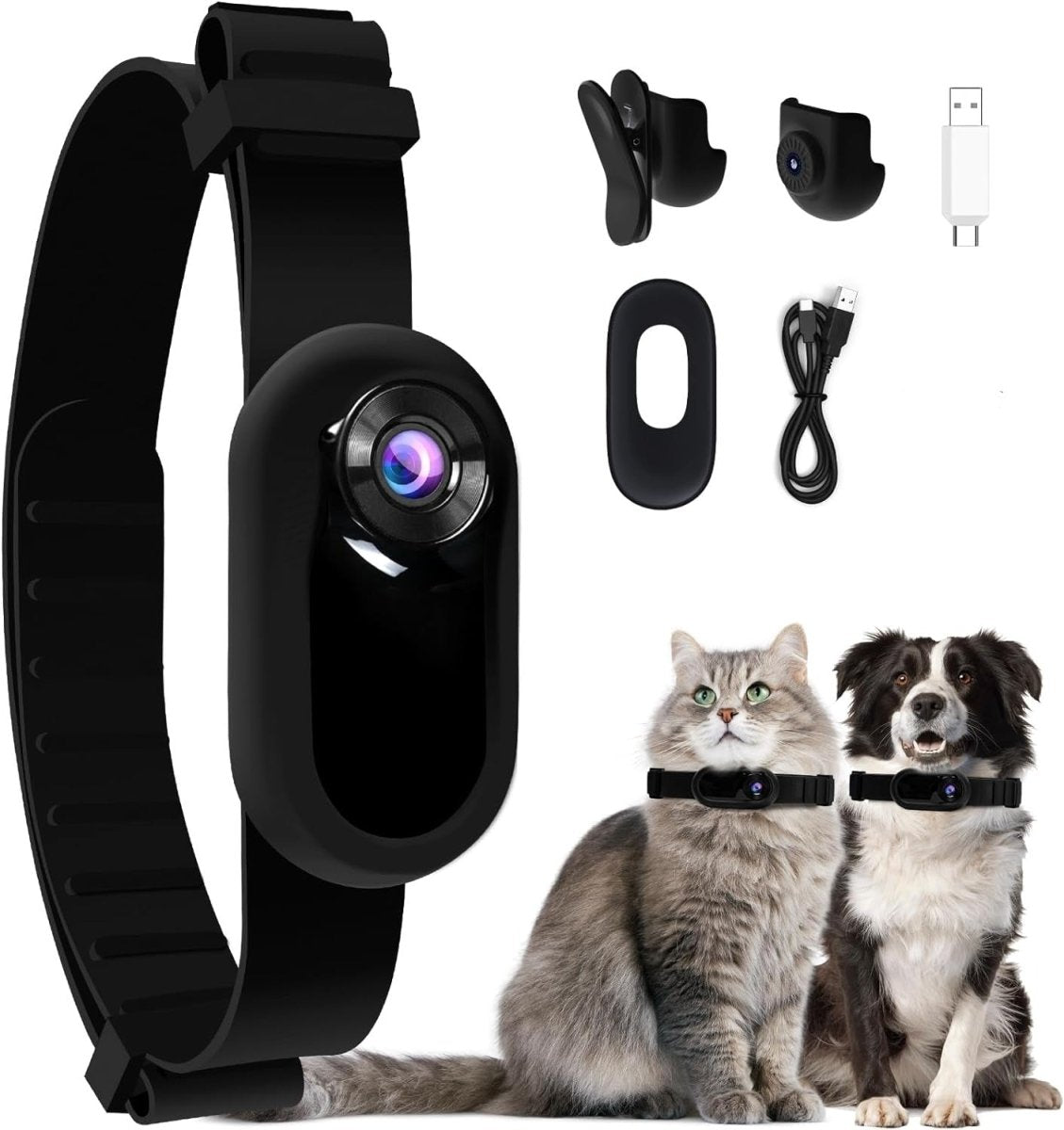 PetCam Halsband Camera - HD Mini Opname voor Honden en Katten