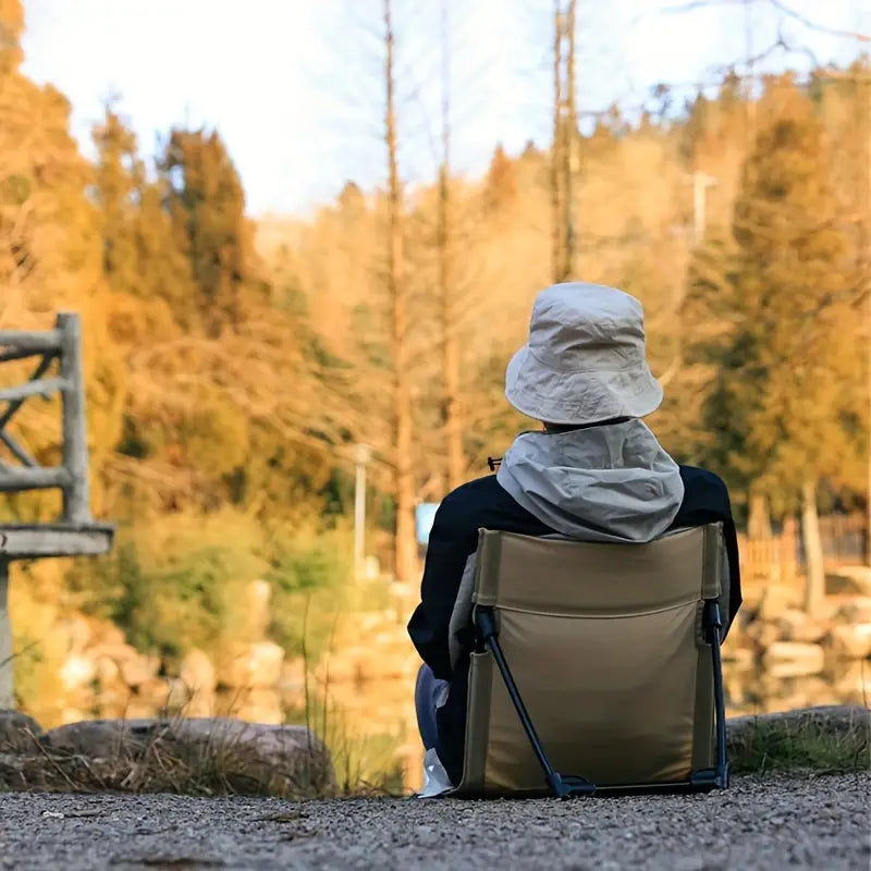 Campingstoel Opvouwbaar Lichtgewicht met Ergonomisch Ontwerp