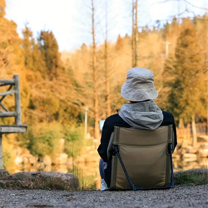 Campingstoel Opvouwbaar Lichtgewicht met Ergonomisch Ontwerp