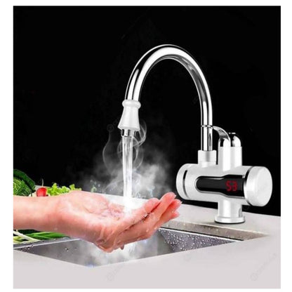 Kraan met Ingебouwde Waterverwarmer - Direct Warm Water in 4 Seconden → Warmwaterkraan Direct Warm Water Instant