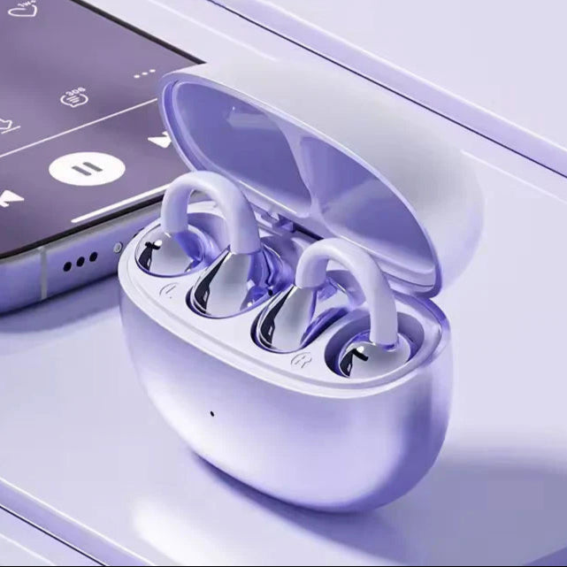 Bluetooth Koptelefoon Draadloos met Microfoon en Oorclip