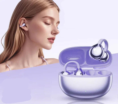 Bluetooth Koptelefoon Draadloos met Microfoon en Oorclip