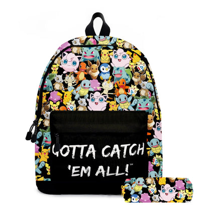 Pikachu Rugzak voor Kinderen - Anime Schooltas voor Basisschool