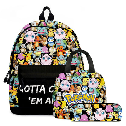 Pikachu Rugzak voor Kinderen - Anime Schooltas voor Basisschool