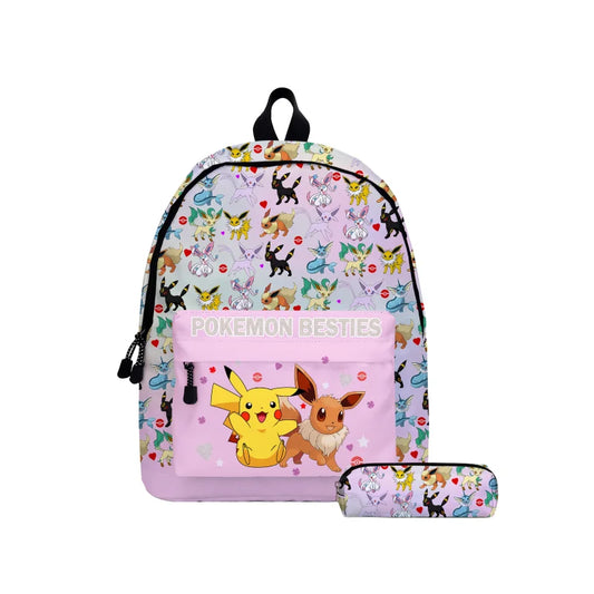 Pikachu Rugzak voor Kinderen - Anime Schooltas voor Basisschool - Velinix