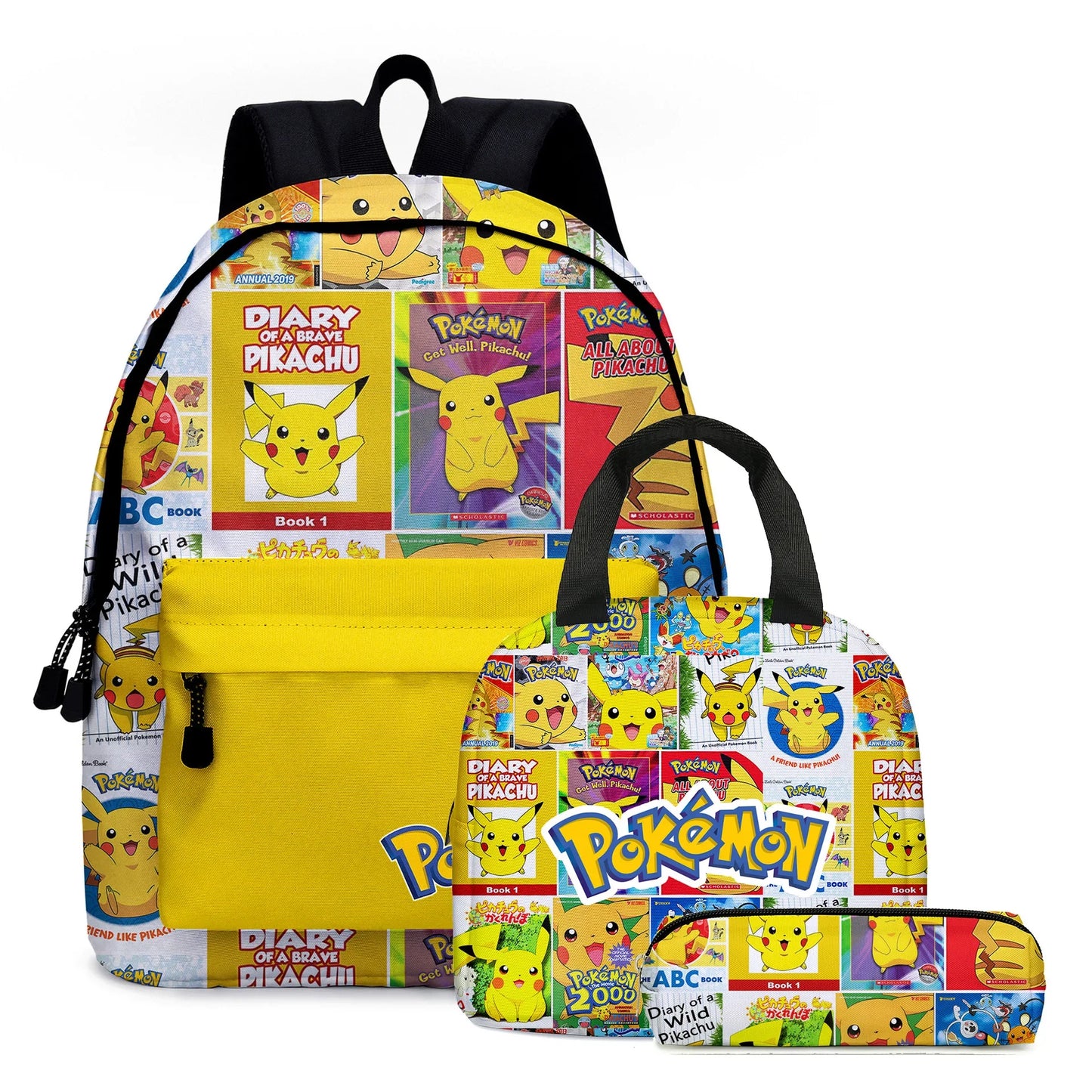 Pikachu Rugzak voor Kinderen - Anime Schooltas voor Basisschool