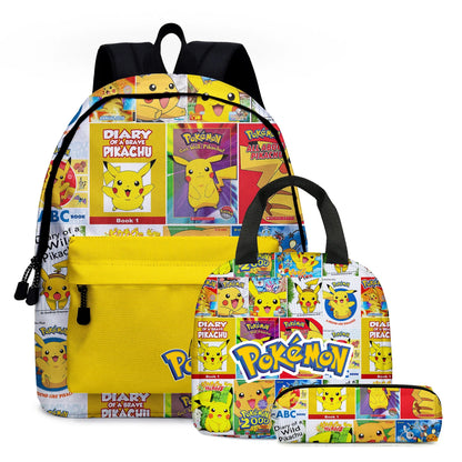 Pikachu Rugzak voor Kinderen - Anime Schooltas voor Basisschool