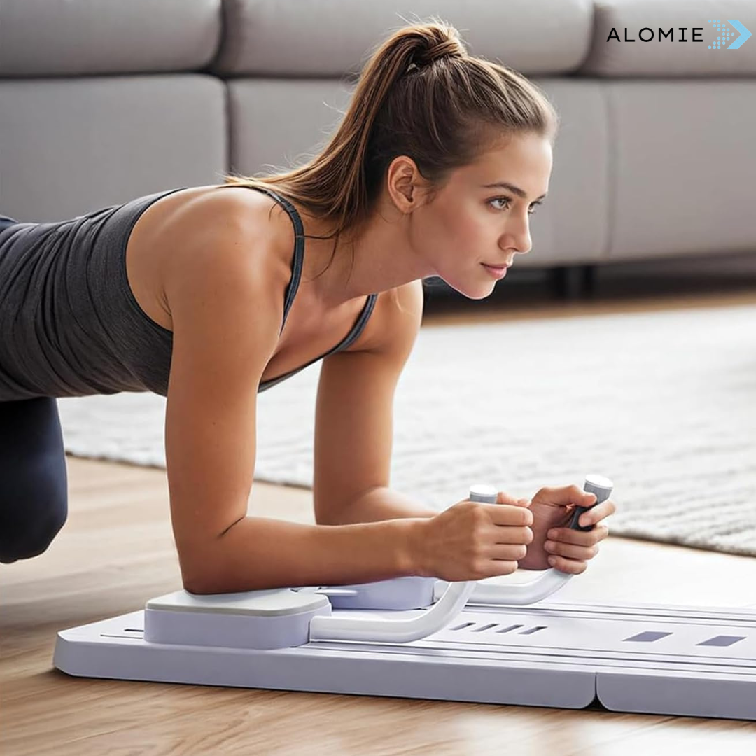 Pilates Reformer Set - Thuisfitness Apparaat met Weerstandsbanden voor Krachttraining