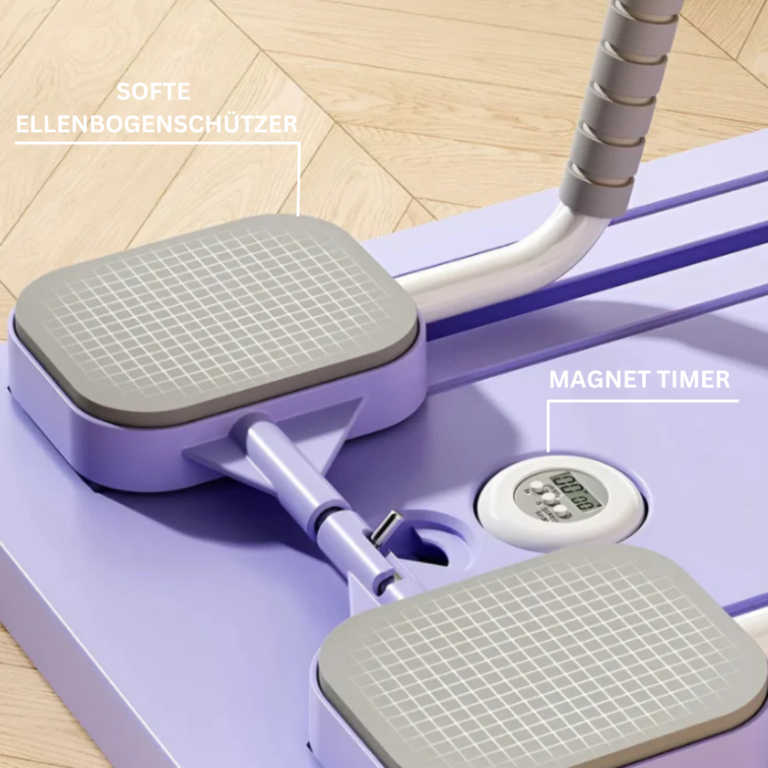 Pilates Reformer Set - Thuisfitness Apparaat met Weerstandsbanden voor Krachttraining