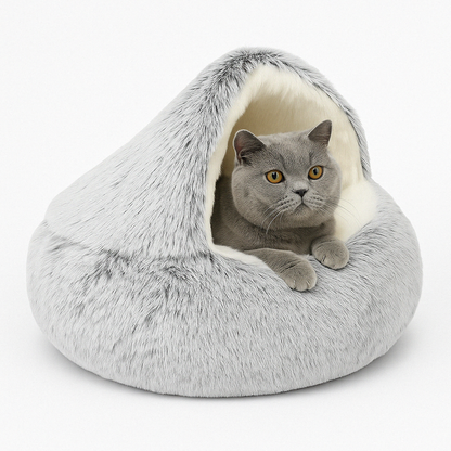 Pluche kattenmand/kattenmand voor angstverlichting – comfortabel en rustgevend. 8