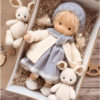 Kinder Speelgoed Handgemaakt Plush Pop Zacht Speelstof