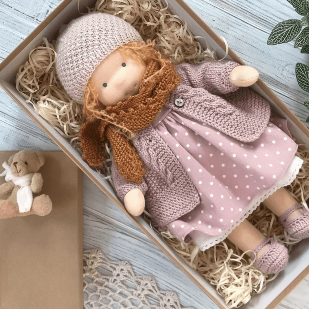Kinder Speelgoed Handgemaakt Plush Pop Zacht Speelstof