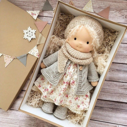 Kinder Speelgoed Handgemaakt Plush Pop Zacht Speelstof