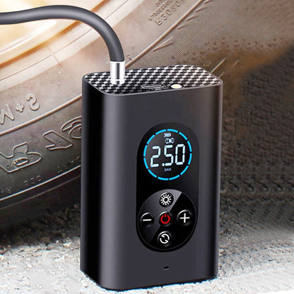 QuickAir™ – Draagbare Bandeninflator met Digitale Drukmeting & Automatische Afsluiting-2