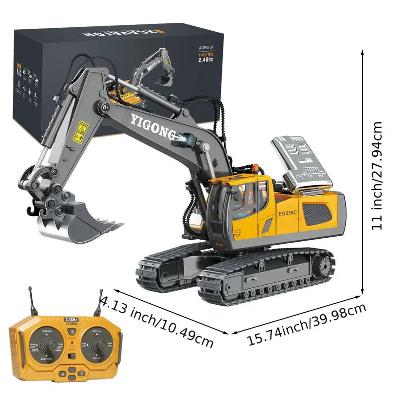 PowerDig™ - Krachtige Bestuurbare Graafmachine met RC Besturing