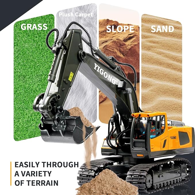 PowerDig™ - Krachtige Bestuurbare Graafmachine met RC Besturing