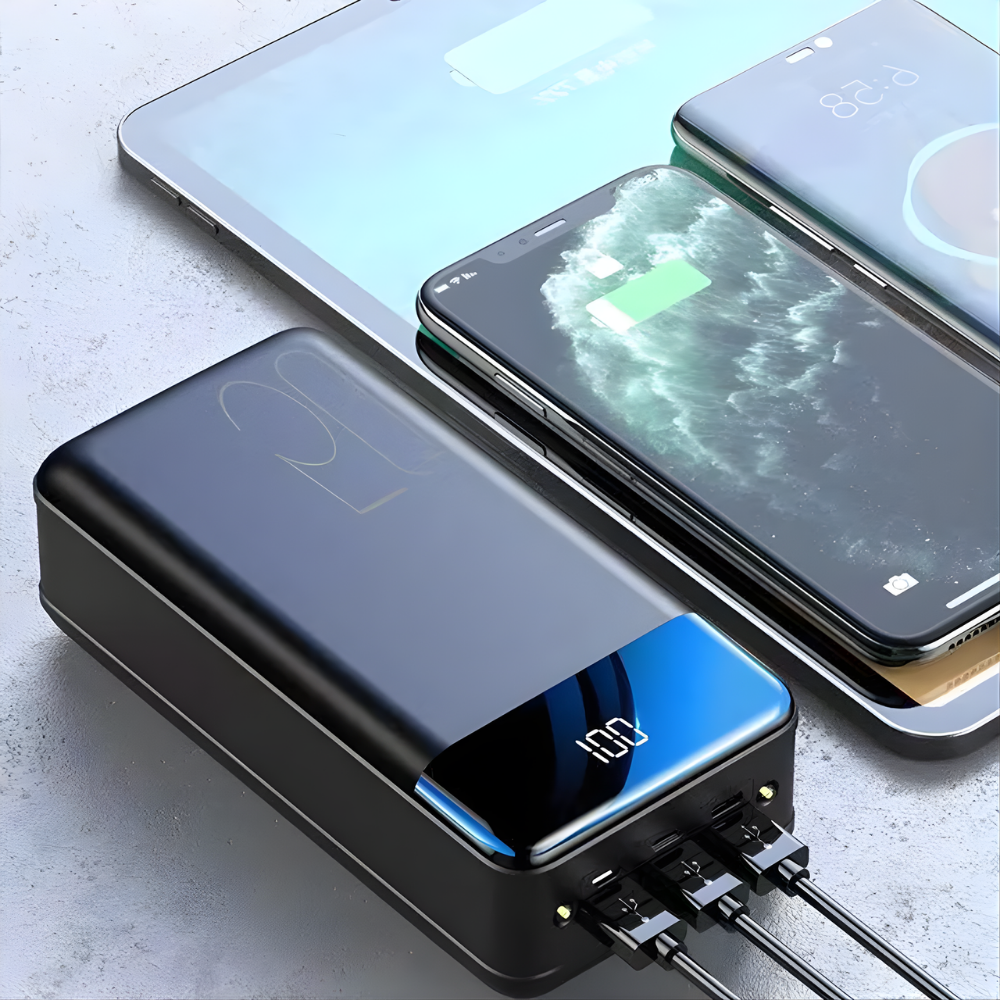 Powerbank 15000mAh Snellaadstation Compact Oplader