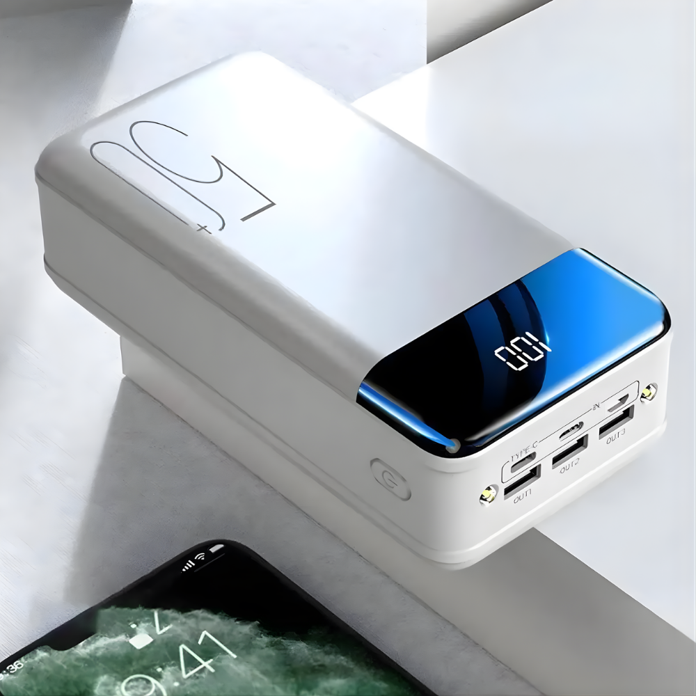 Powerbank 15000mAh Snellaadstation Compact Oplader