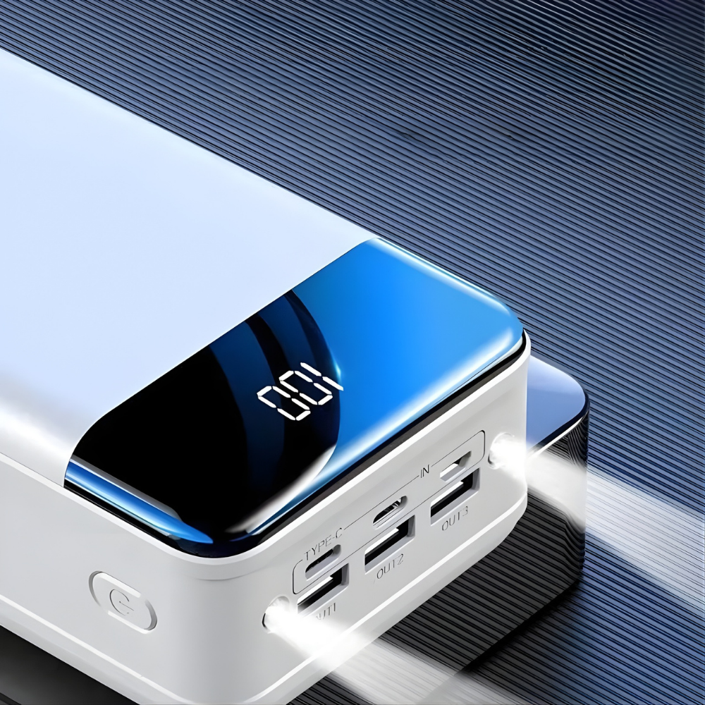 Powerbank 15000mAh Snellaadstation Compact Oplader