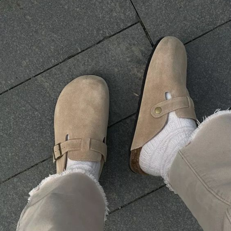 Sandalen Unisex van Ademend Leder met Ergonomisch Voetbed voor Zomer