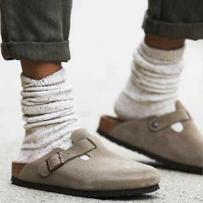 Sandalen Unisex van Ademend Leder met Ergonomisch Voetbed voor Zomer