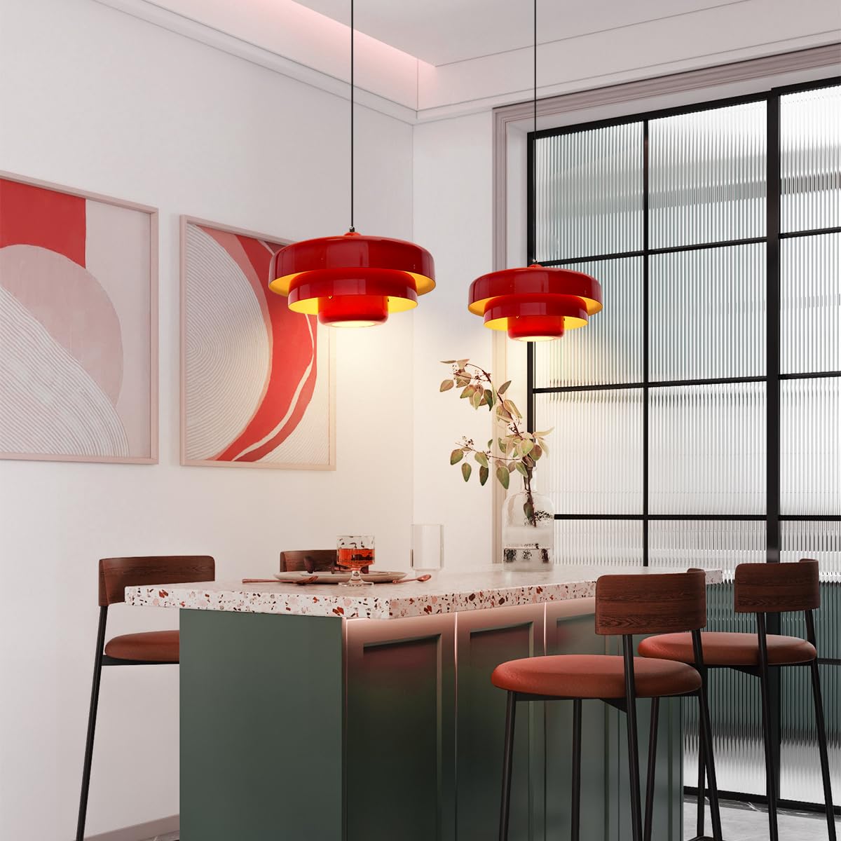 Glazen Hanglamp Modern Scandinavisch Design