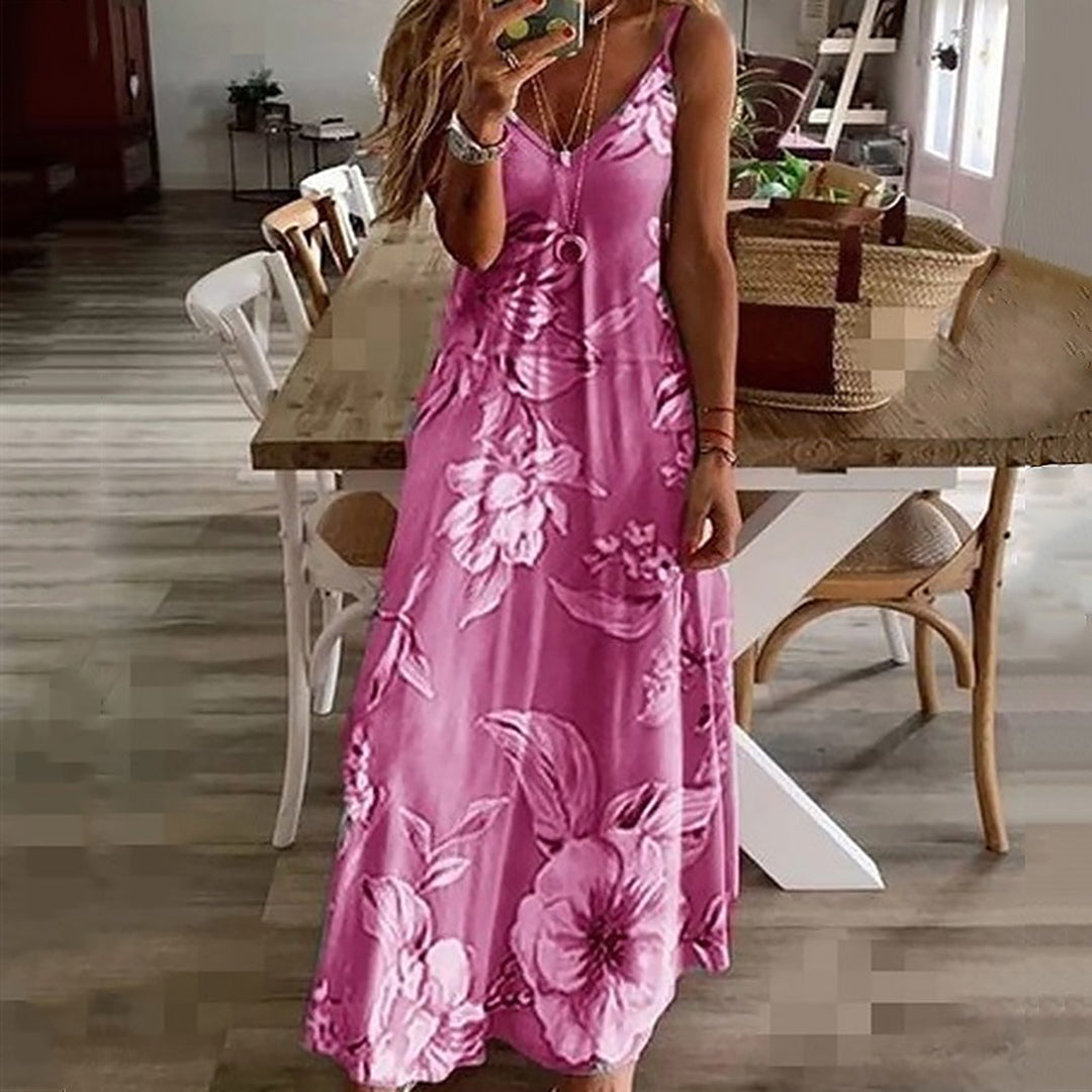 VanHalen™ – Dames Zomerjurk Bloemenpatroon met V-hals en Comfortabele Pasvorm-6