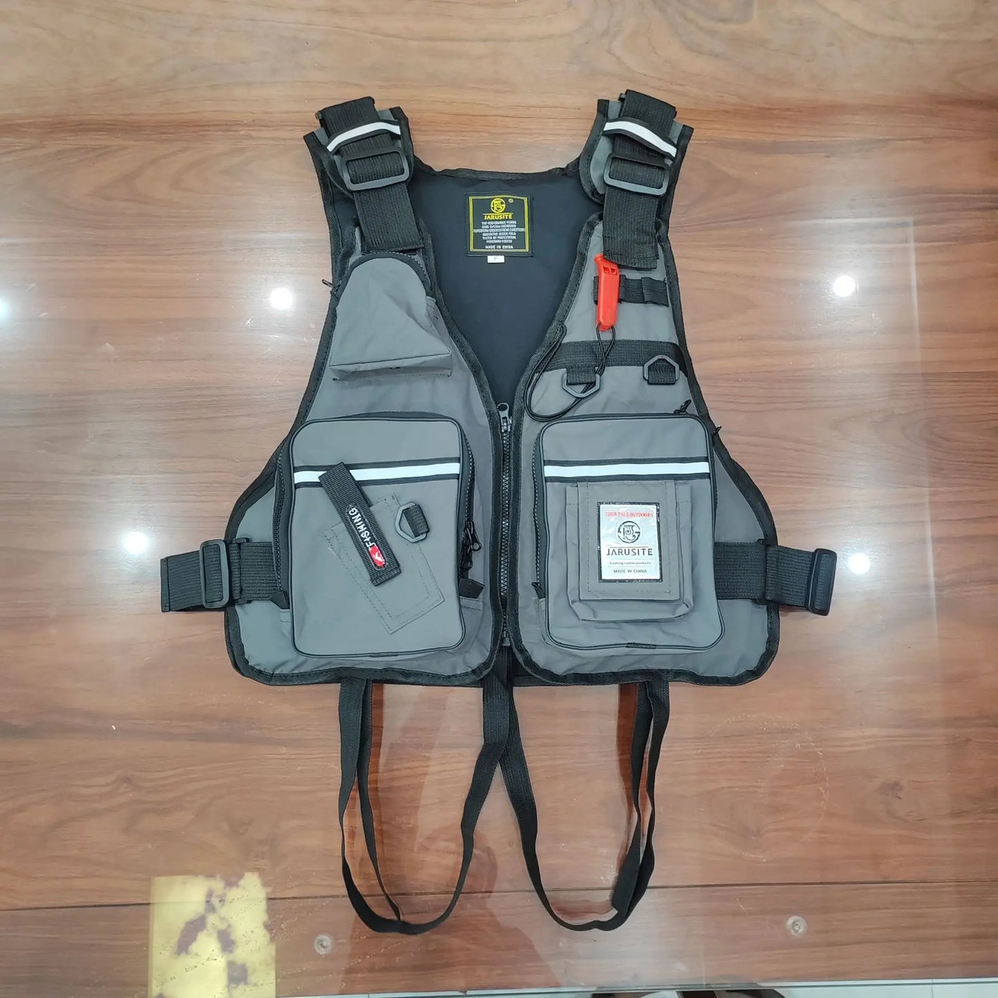 Drijfvest Heren Watersportvest Verstelbaar Met Opbergvakken