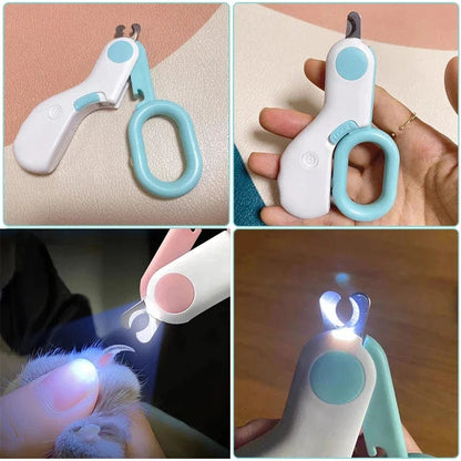LED Nagelknipper voor Huisdieren met Verlichting en Ergonomisch Handvat