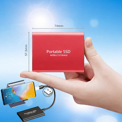 Snelle Externe SSD 512GB USB C Opberging