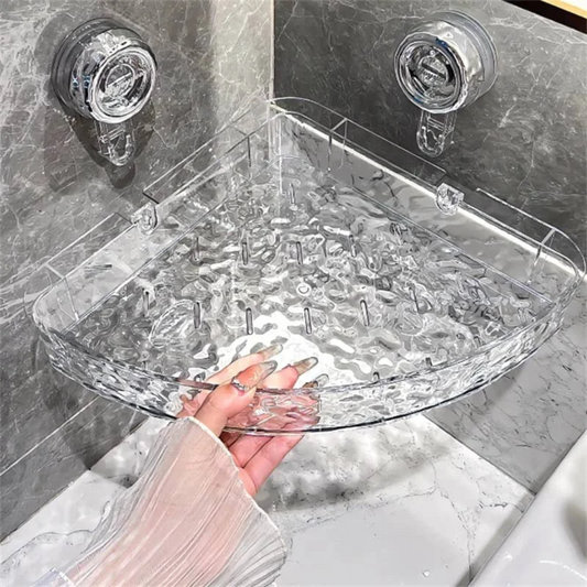 Douche Wandrek Organisator met Zuignap voor Douche en Keuken - Velinix