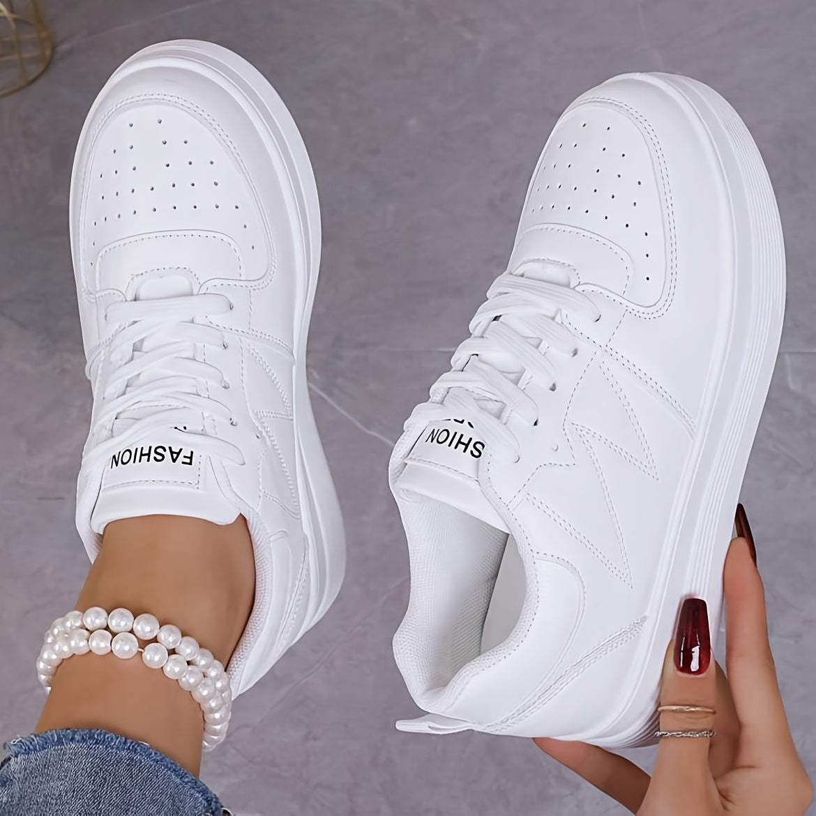 Variant image for PureStep™ – Dames Sneakers Witte Orthopedische Ondersteuning & Ademend Comfort-1