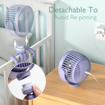 USB Reizen Handventilator Oplaadbaar Klein en Licht