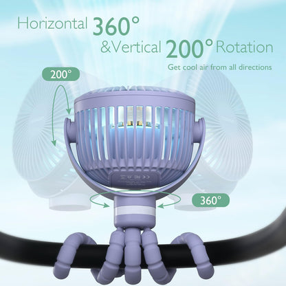 USB Reizen Handventilator Oplaadbaar Klein en Licht