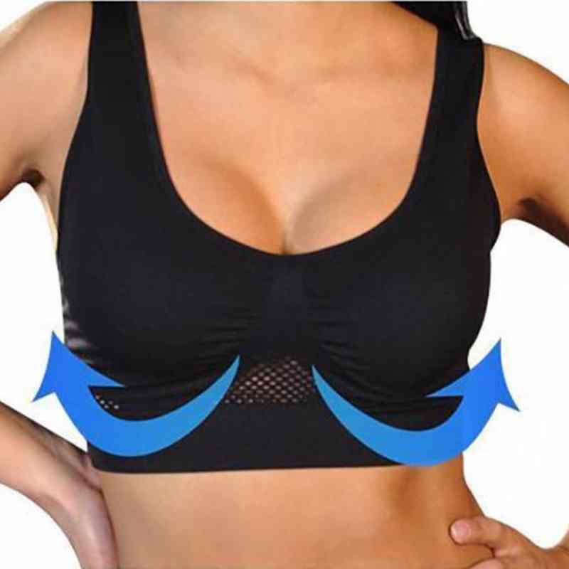 Set van 3 Bh's met Push-Up en Honingraat Patroon