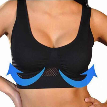 Set van 3 Bh's met Push-Up en Honingraat Patroon