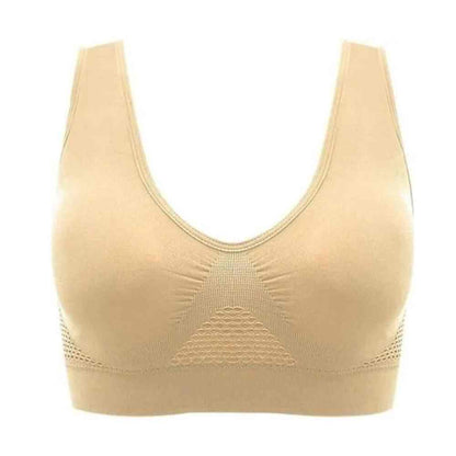 Set van 3 Bh's met Push-Up en Honingraat Patroon
