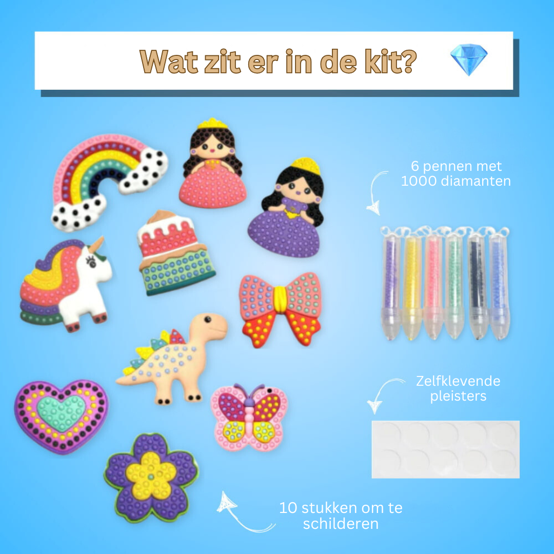 Kunstdoos voor Kinderen met Verschillende Materialen