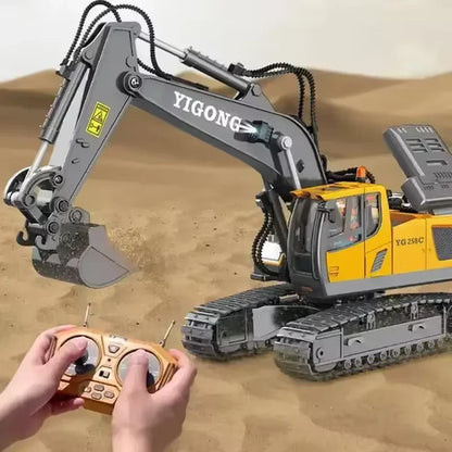 RC Bouwtruck 30 cm Geel 2.4G Dumptruck Model