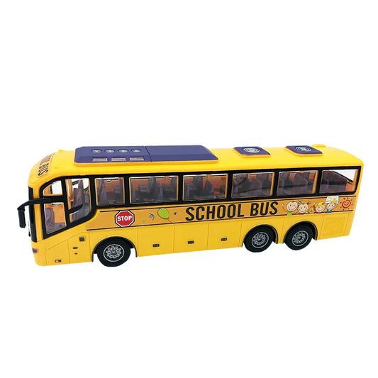 RC Stadsbus Speelgoed 31 cm Rood Geel 4-Kanaals Bestuurbaar - Velinix